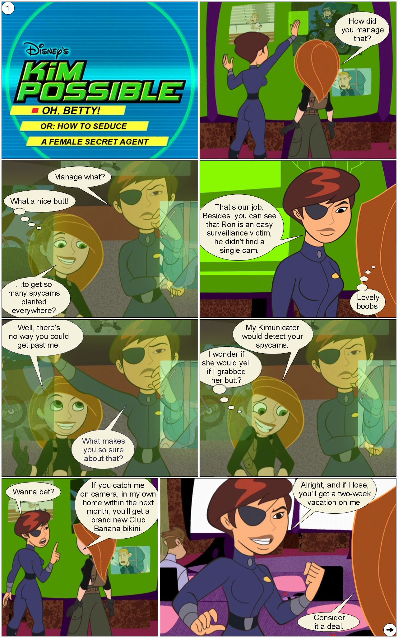 Oh, Betty! (Kim Possible) [Gagala] Chapter 1 - HentaiAZ.org