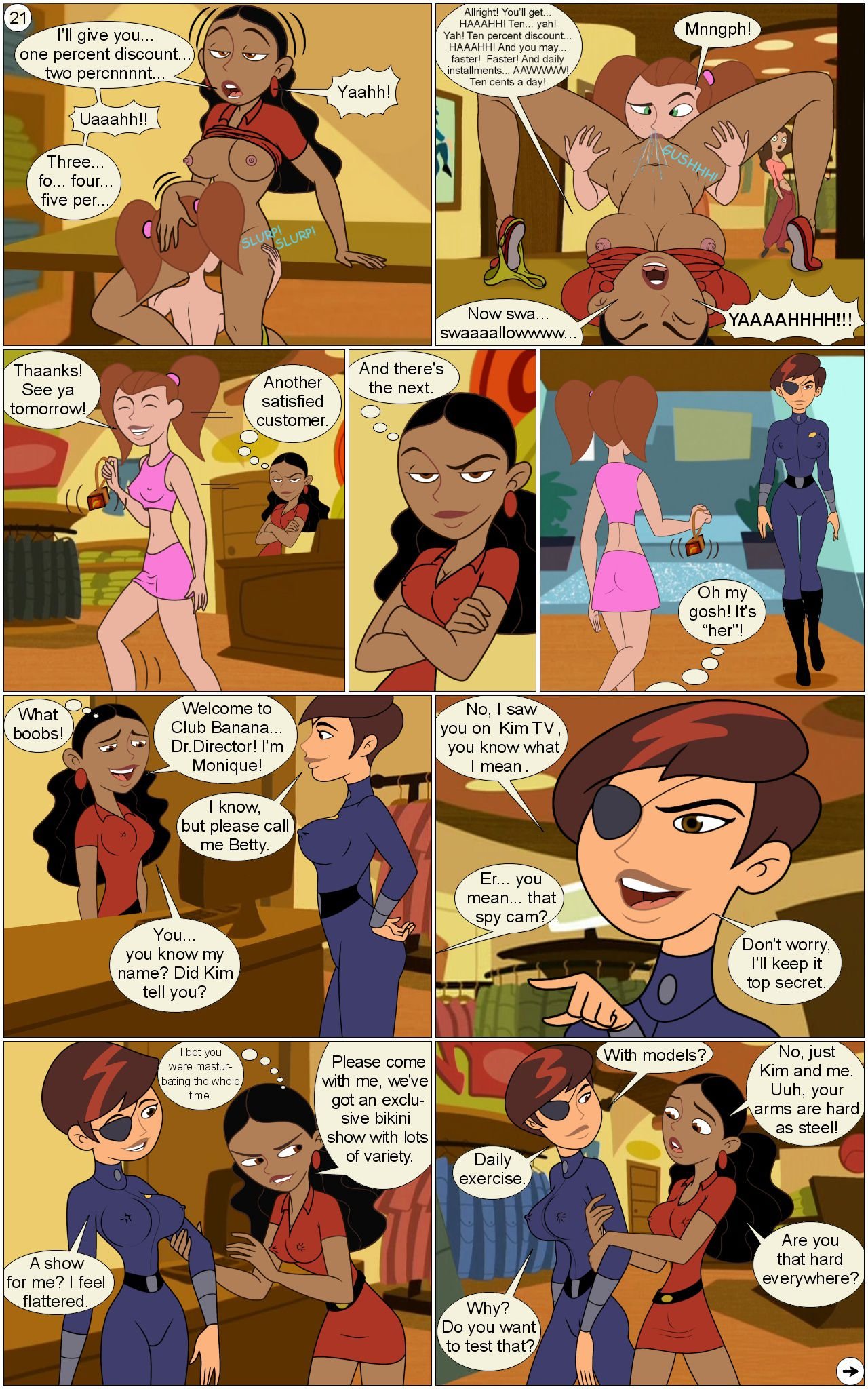 Oh, Betty! (Kim Possible) [Gagala] Chapter 1 - HentaiAZ.org