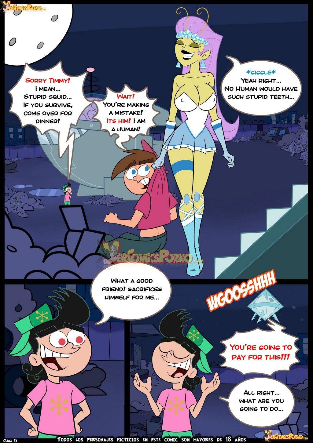 Breaking The Rules! (The Fairly OddParents) [Croc] Chapter 4 - HentaiAZ.org