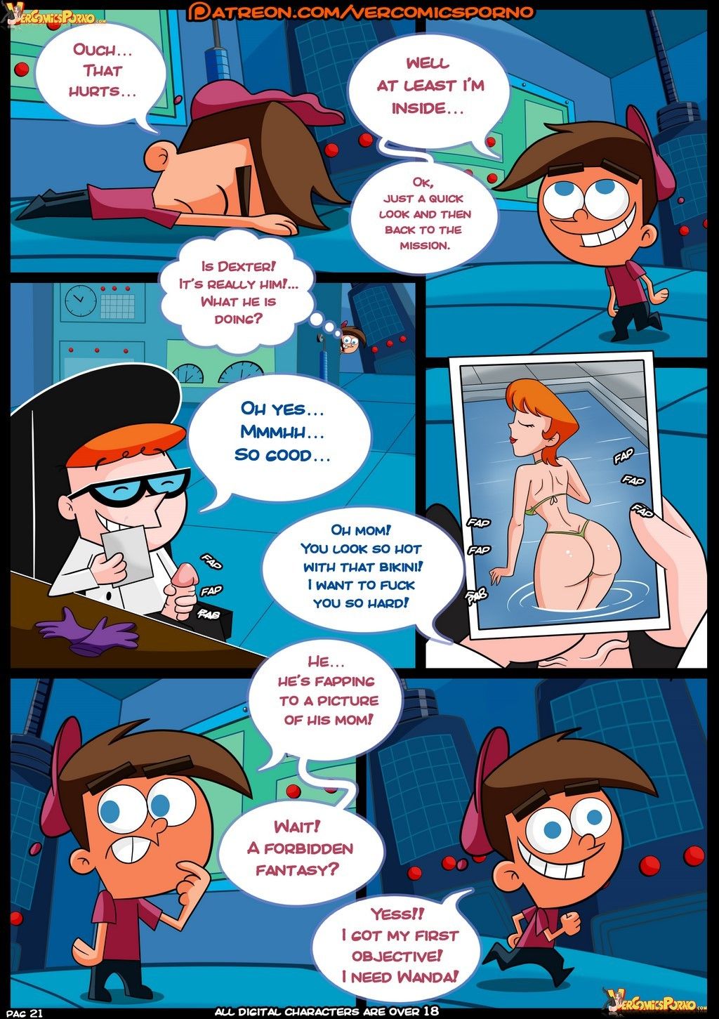 MILF Catcher’s (The Fairly OddParents , Dexter’s Laboratory , The Simpsons) [Croc] Chapter 1 - HentaiAZ.org