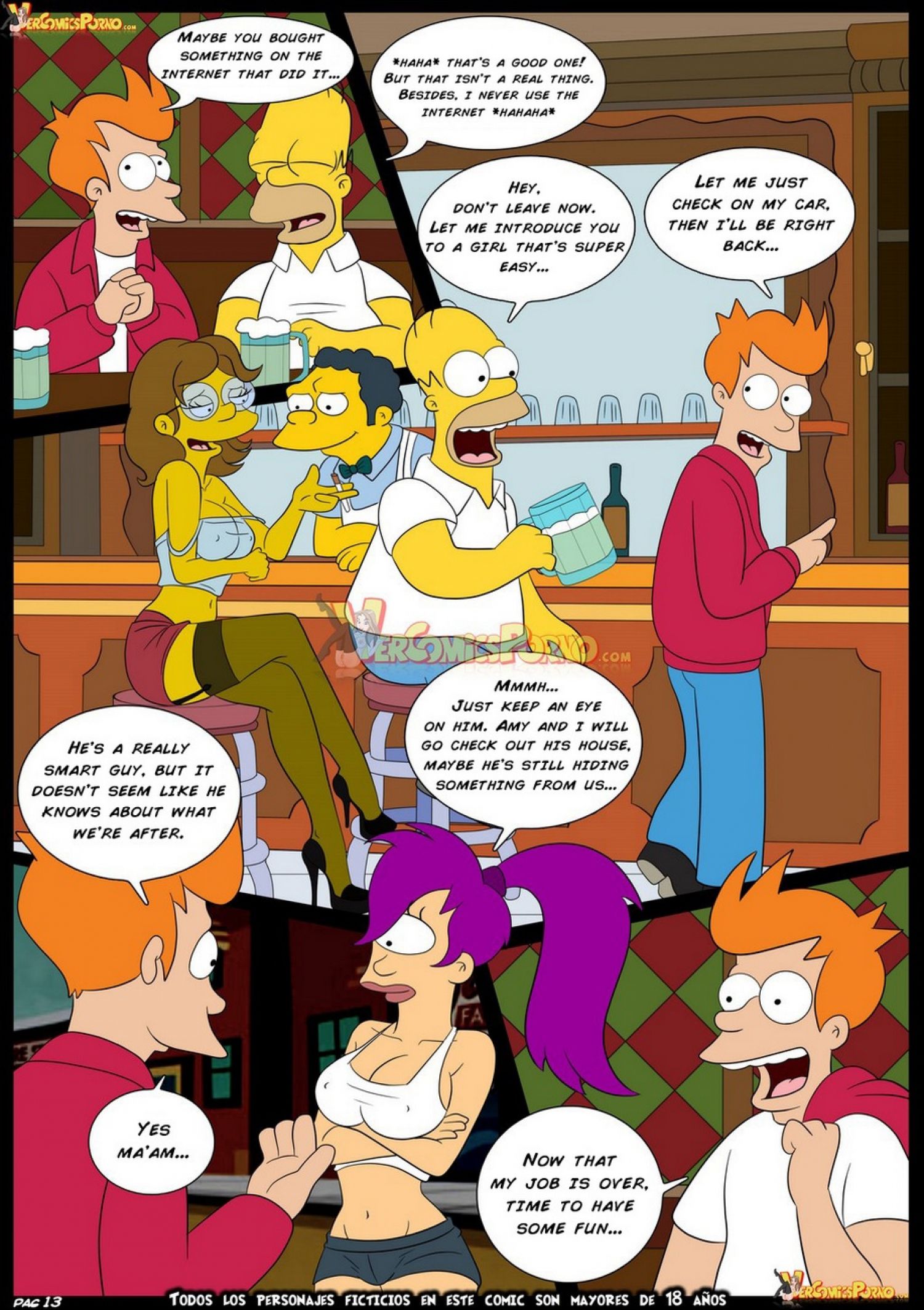 Simpso-Rama! (The Simpsons , Futurama) [Croc] Chapter 1 - HentaiAZ.org