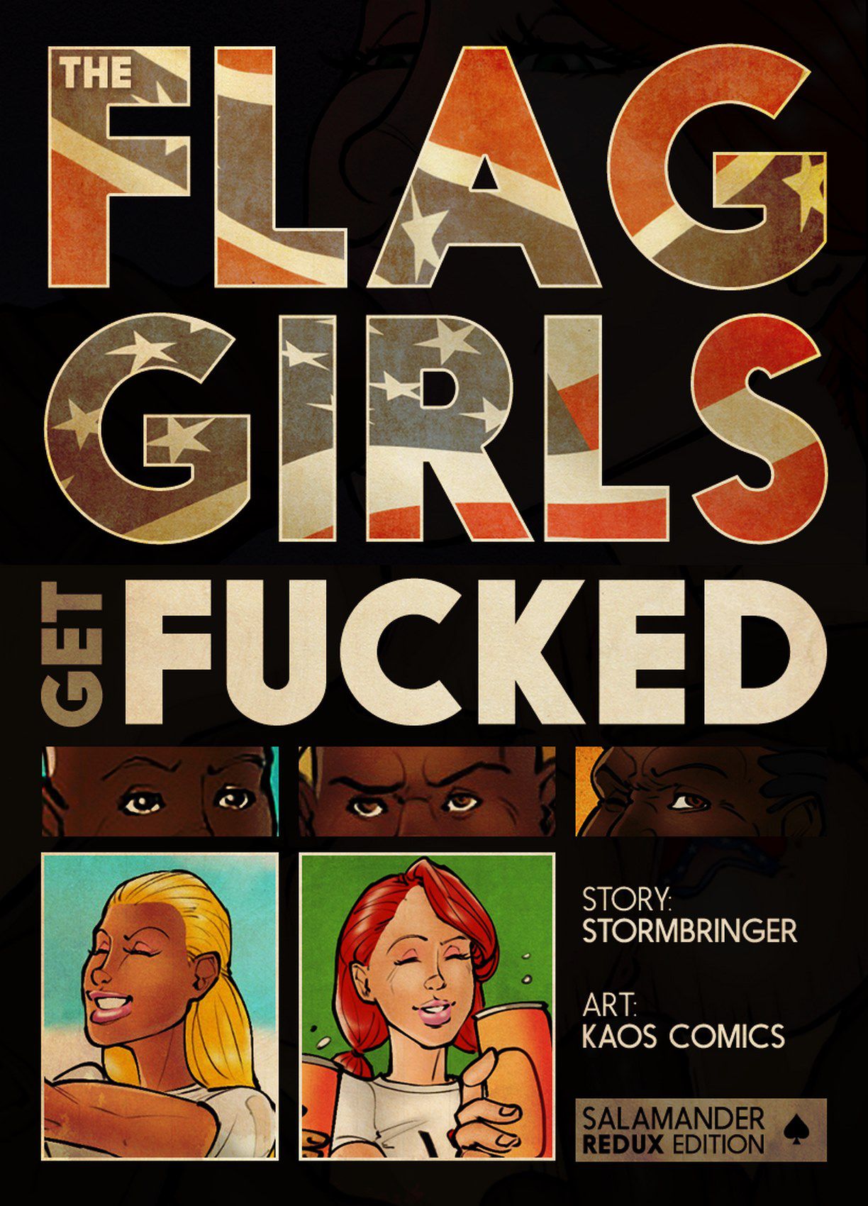 The Flag Girls Get Fucked [KAOS Comics] Chapter 1 - HentaiAZ.org