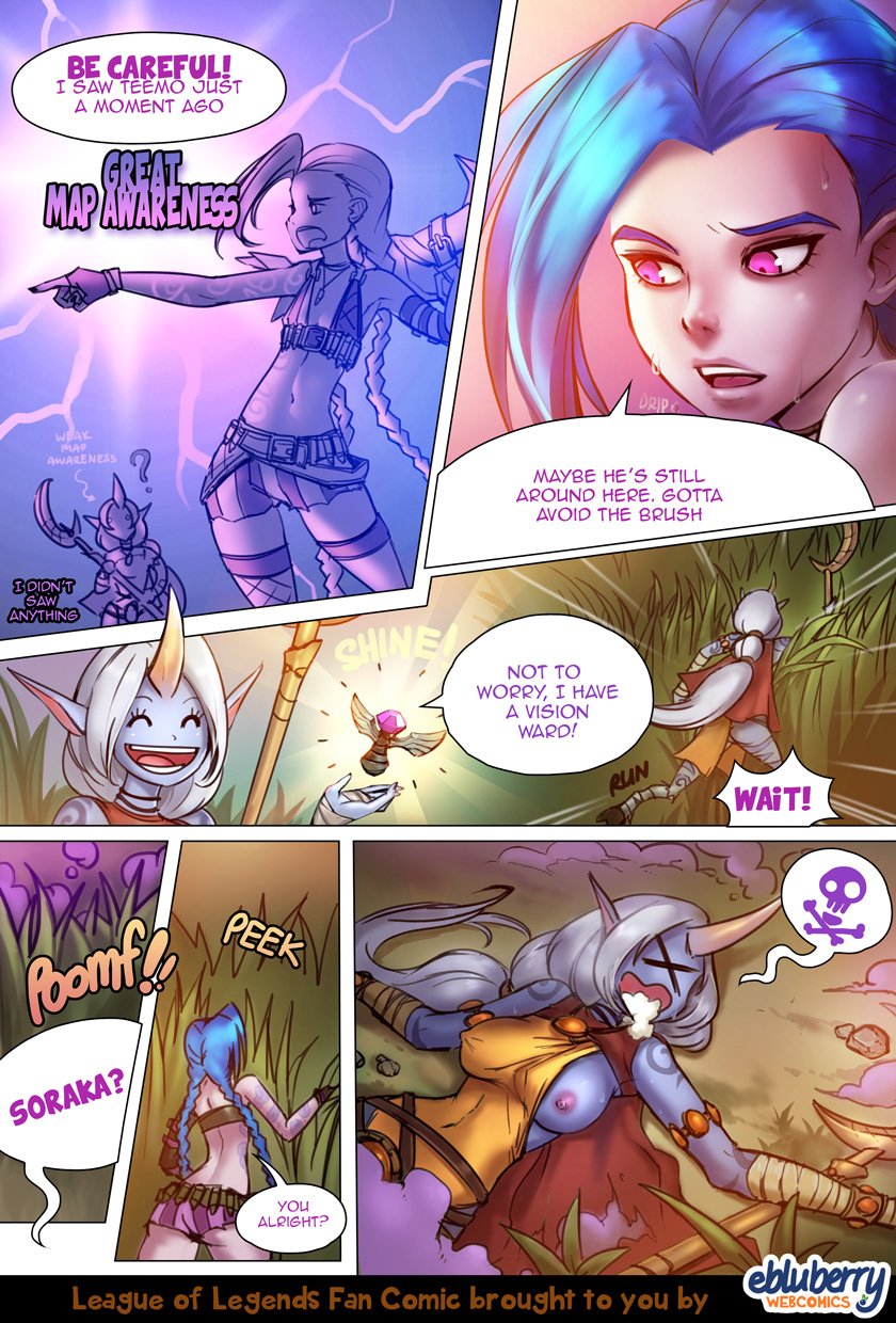 Jinx X Teemo (League of Legends) [Ebluberry] Chapter 1 - HentaiAZ.org