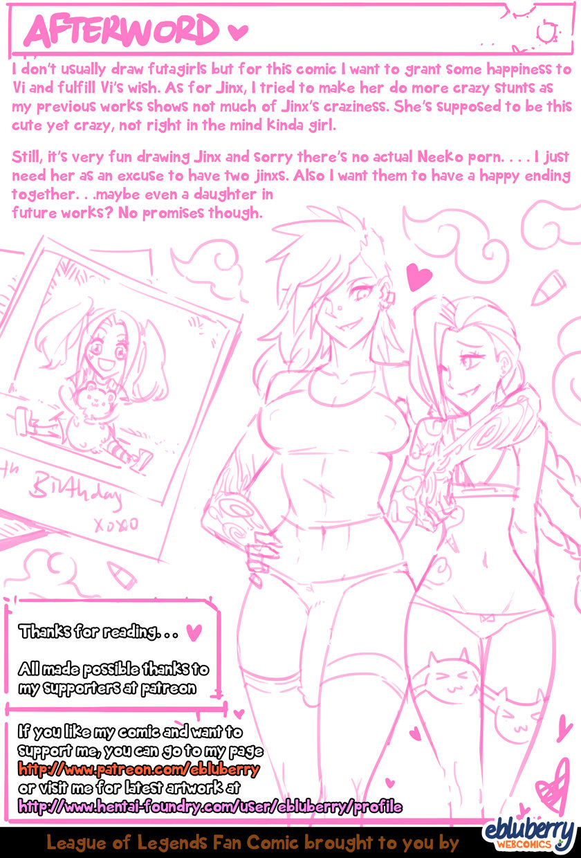 Jinx x Vi x Jinx (League of Legends) [Ebluberry] Chapter 1 - HentaiAZ.org