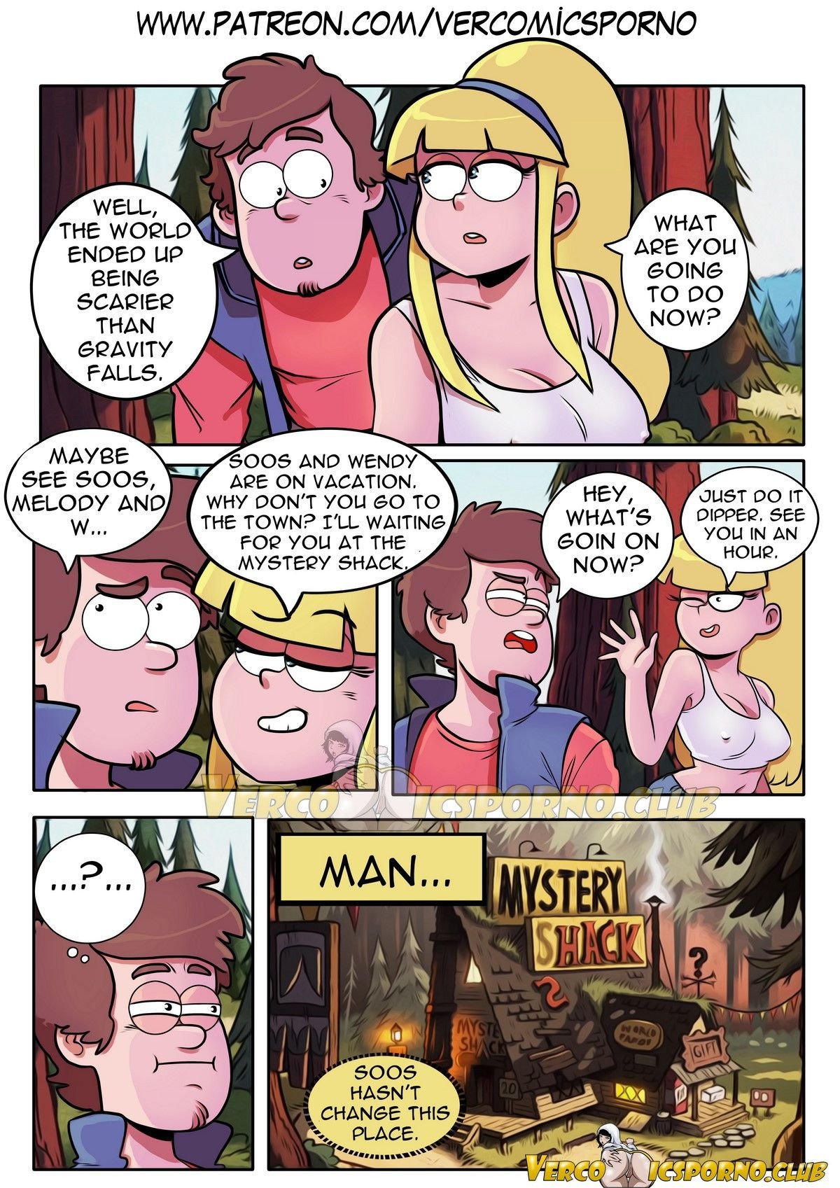 The Next Summer (Gravity Falls) [Gansoman] Chapter 1 - HentaiAZ.org