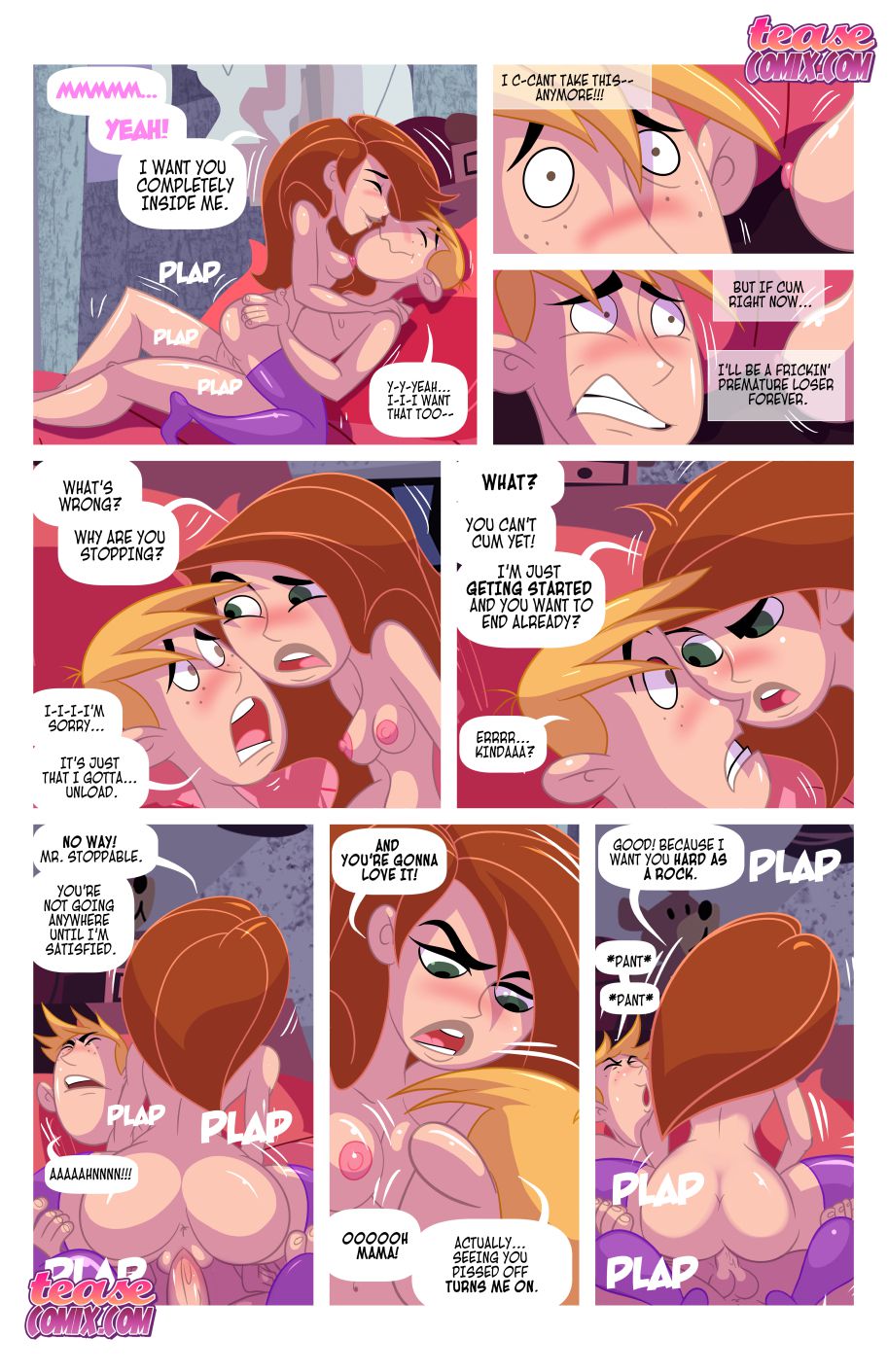 Kinky Possible – A Villain’s Bitch Remastered (Kim Possible) [Tease Comix] Chapter 2 - HentaiAZ.org