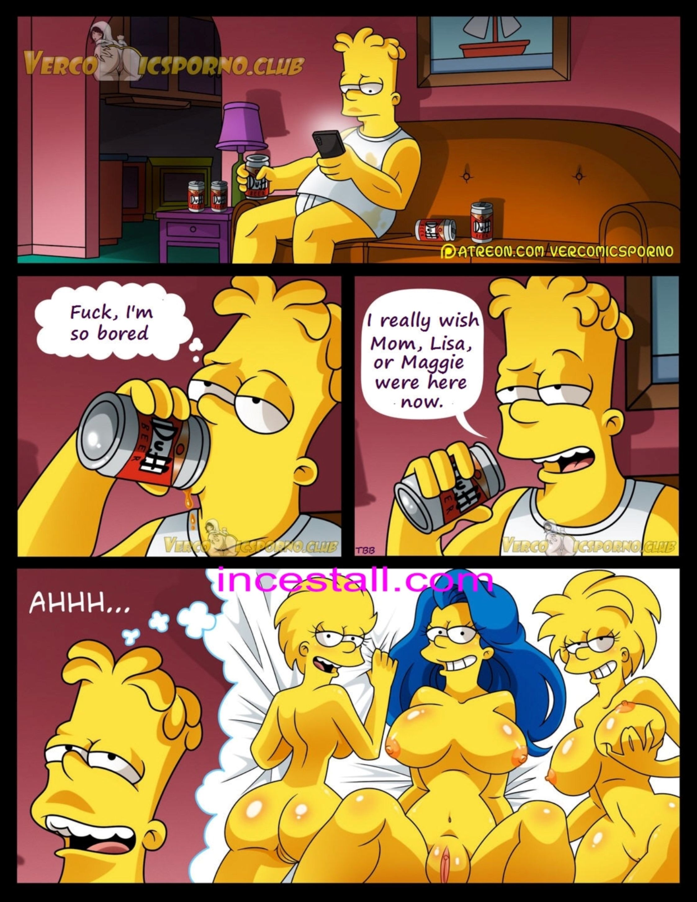 There’s No Sex Without EX (The Simpsons) [Milky Bunny] Chapter 1 - HentaiAZ.org