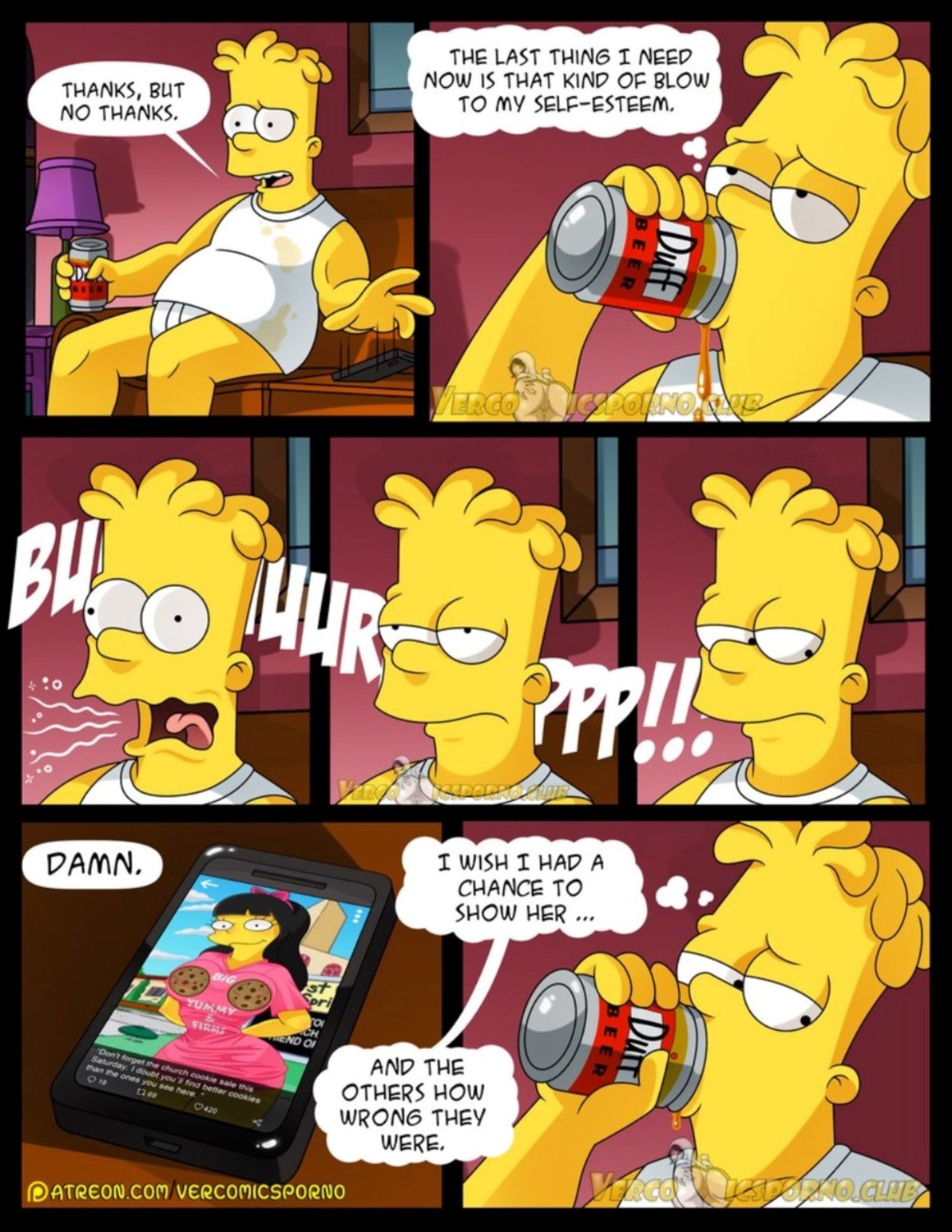 There’s No Sex Without EX (The Simpsons) [Milky Bunny] Chapter 1 - HentaiAZ.org