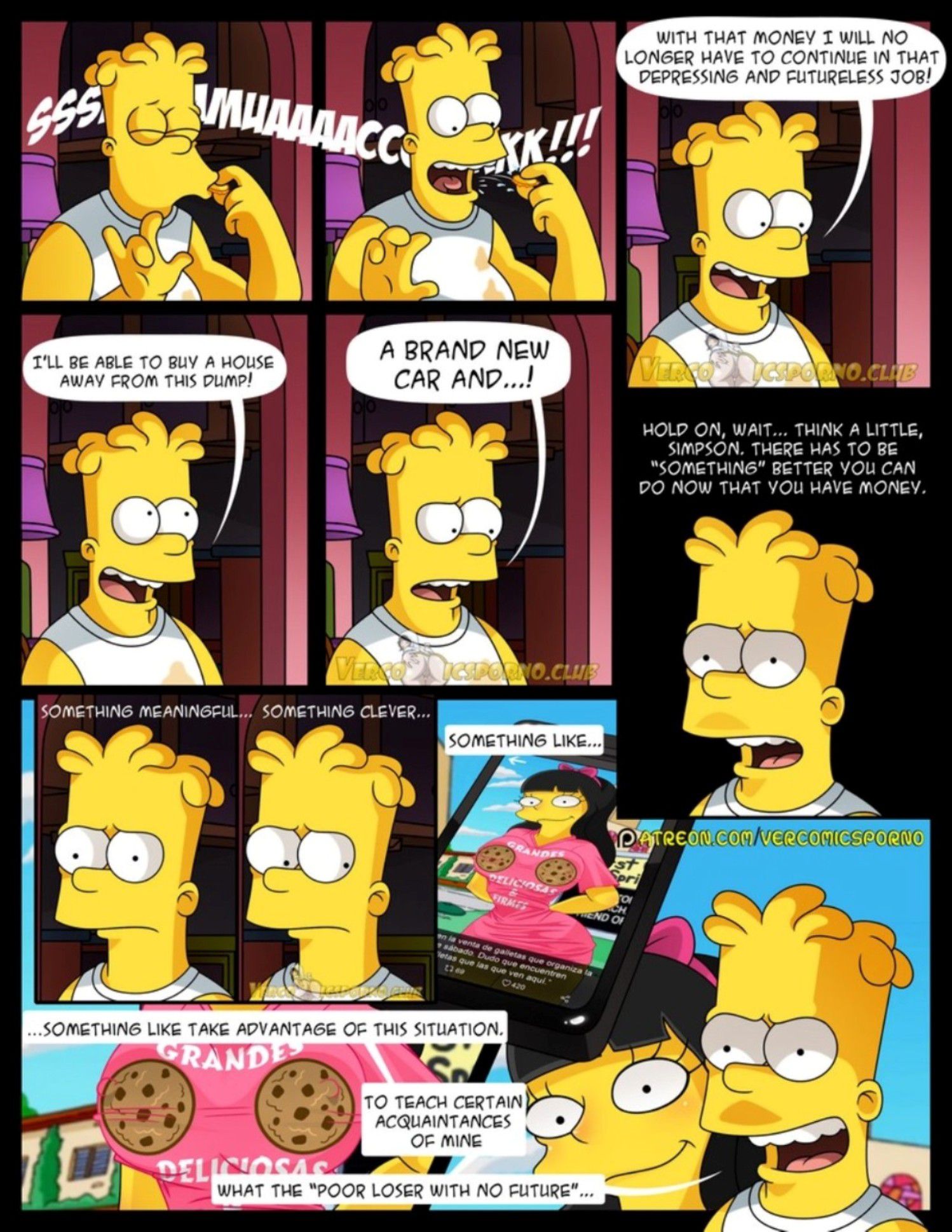 There’s No Sex Without EX (The Simpsons) [Milky Bunny] Chapter 1 - HentaiAZ.org