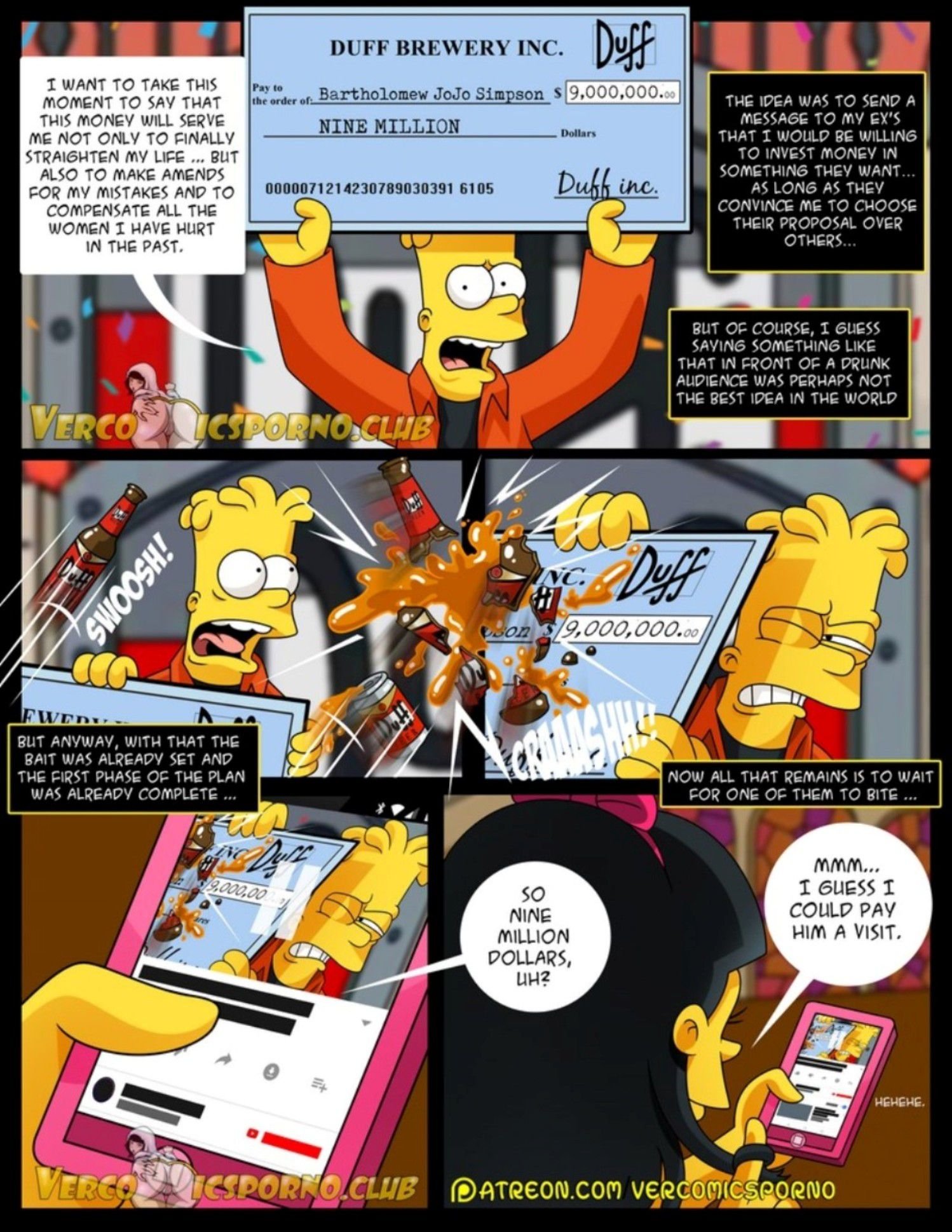 There’s No Sex Without EX (The Simpsons) [Milky Bunny] Chapter 1 - HentaiAZ.org