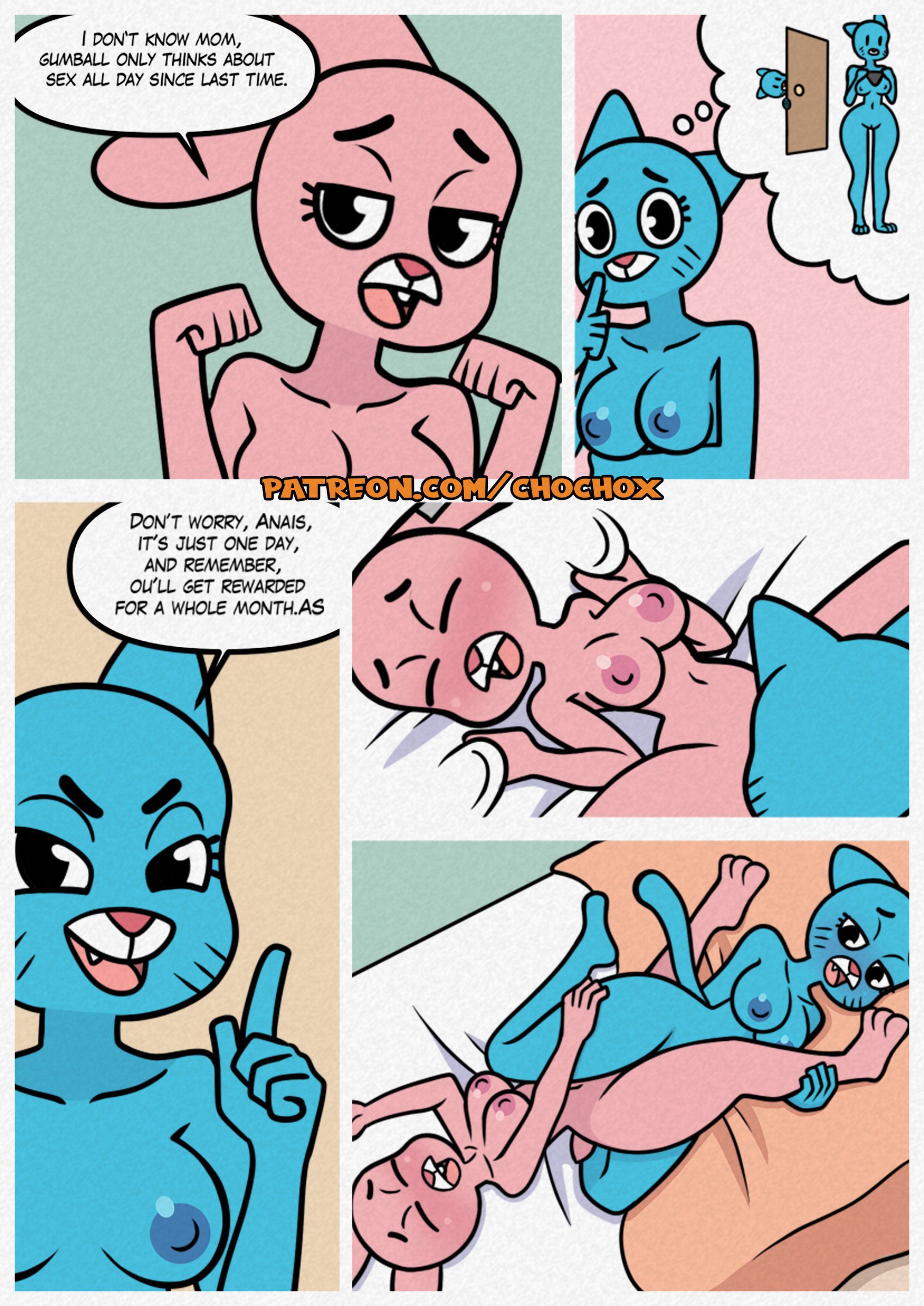 The Amazing Gumball Christmas (The Amazing World of Gumball) [Crock Comix] Chapter 1 - HentaiAZ.org