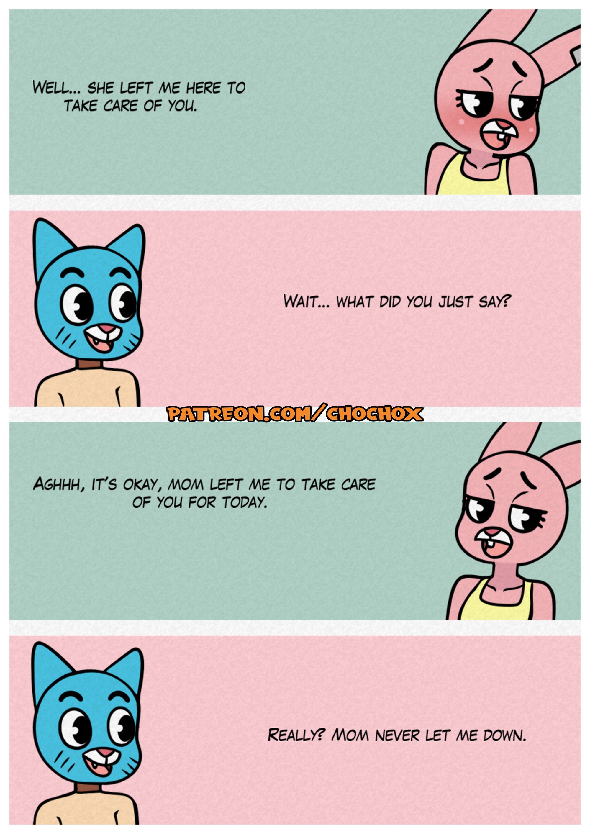 The Amazing Gumball Christmas (The Amazing World of Gumball) [Crock Comix] Chapter 1 - HentaiAZ.org