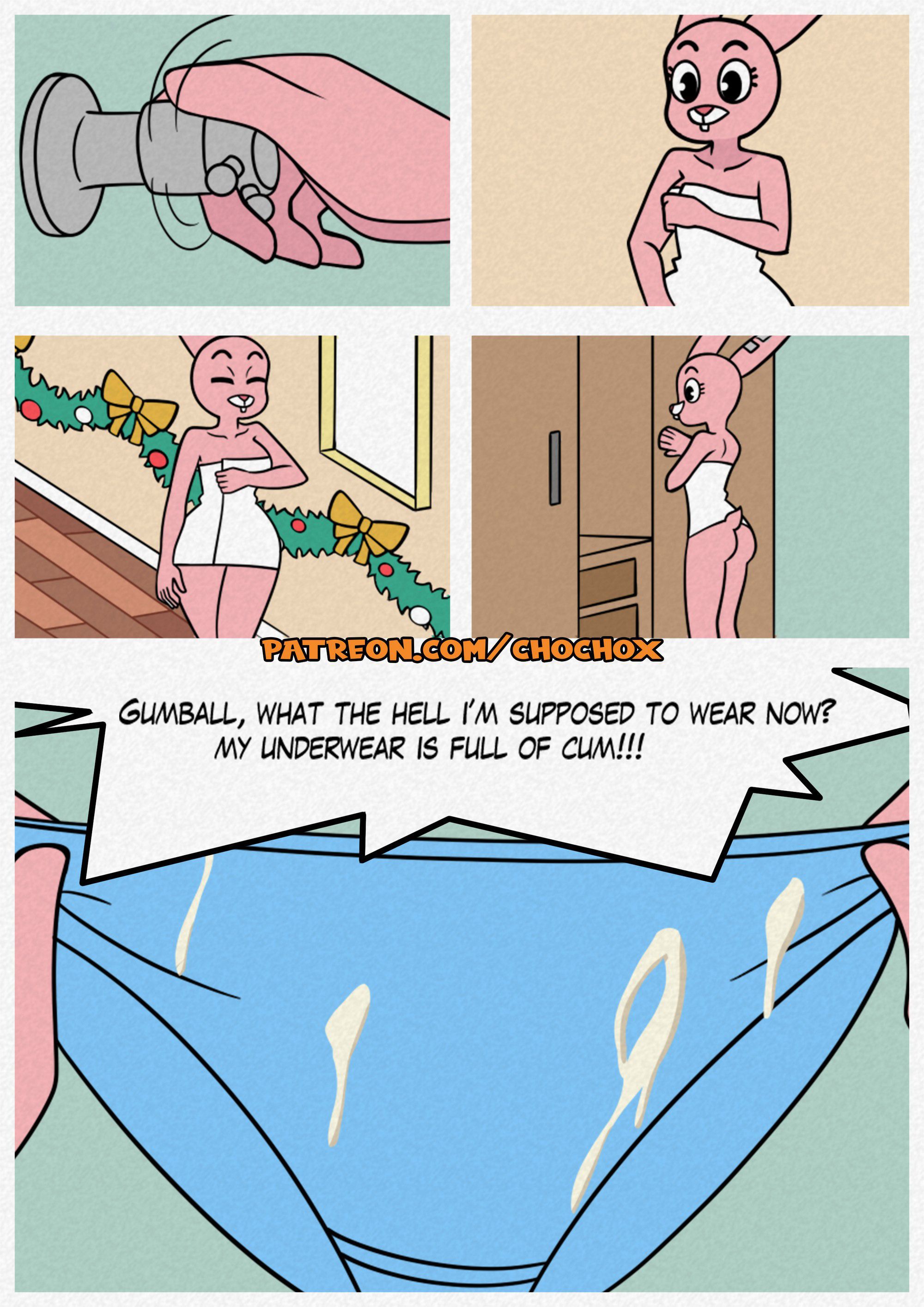 The Amazing Gumball Christmas (The Amazing World of Gumball) [Crock Comix] Chapter 1 - HentaiAZ.org