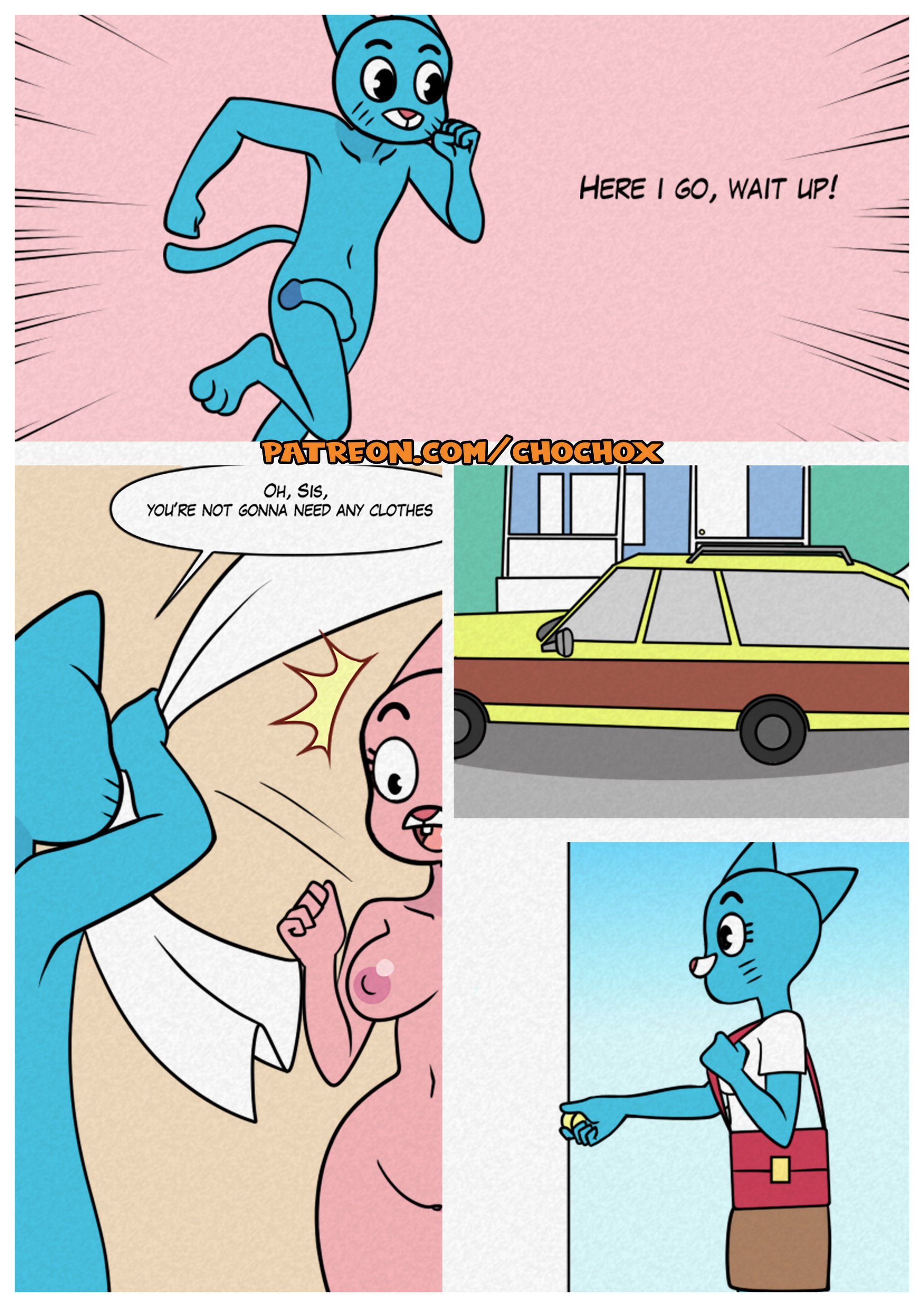 The Amazing Gumball Christmas (The Amazing World of Gumball) [Crock Comix] Chapter 1 - HentaiAZ.org