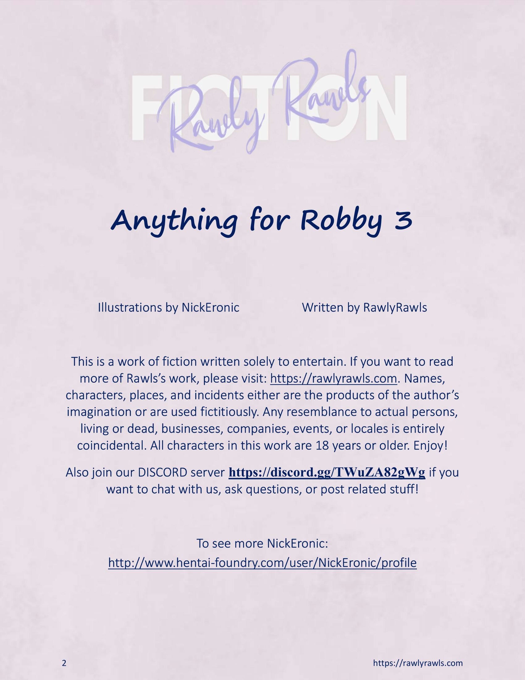 Anything For Robby [Nick Eronic , RawlyRawls] Chapter 3 - HentaiAZ.org