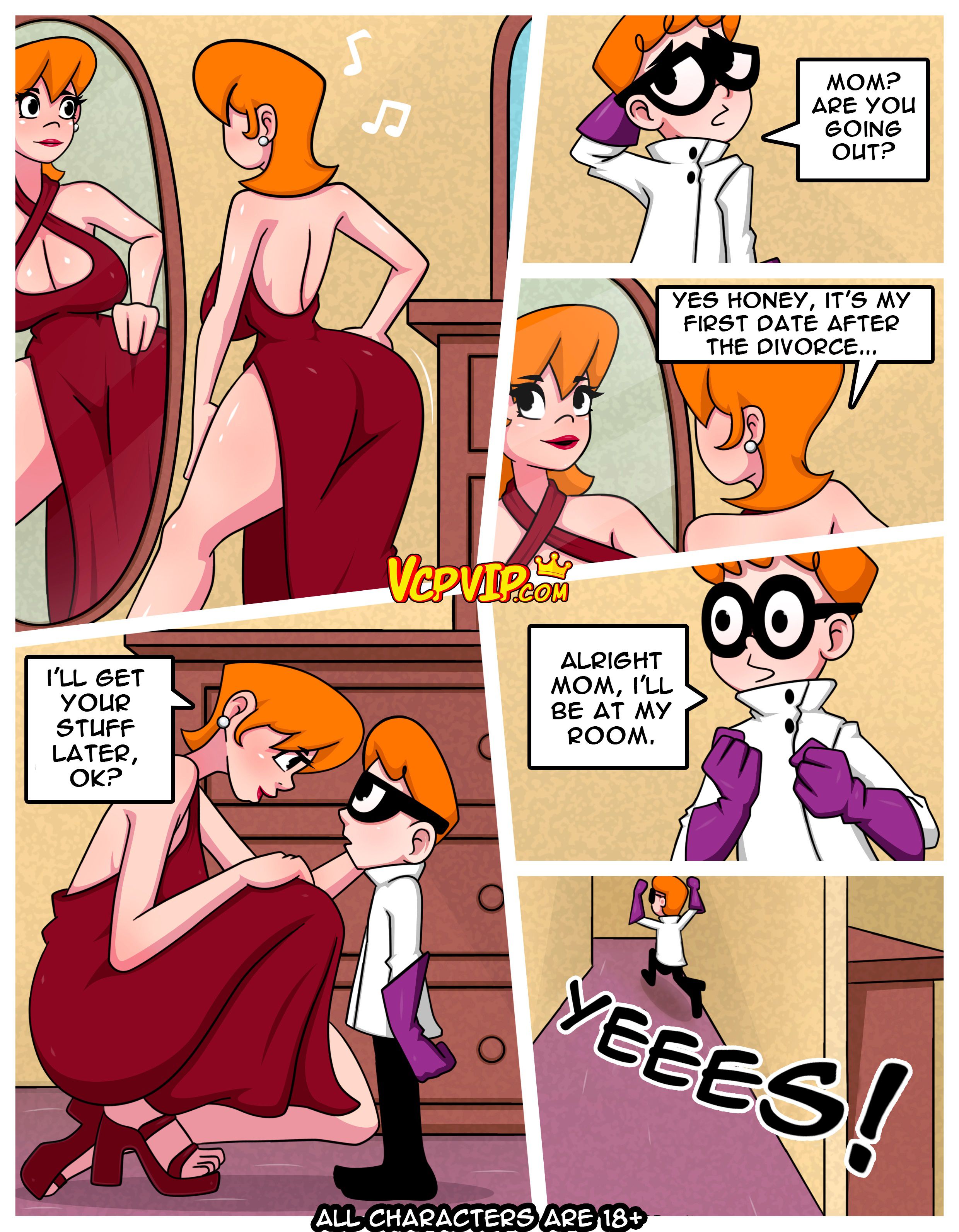 Mom Out Of Control (Dexter’s Laboratory) [Eba Comix] Chapter 1 - HentaiAZ.org