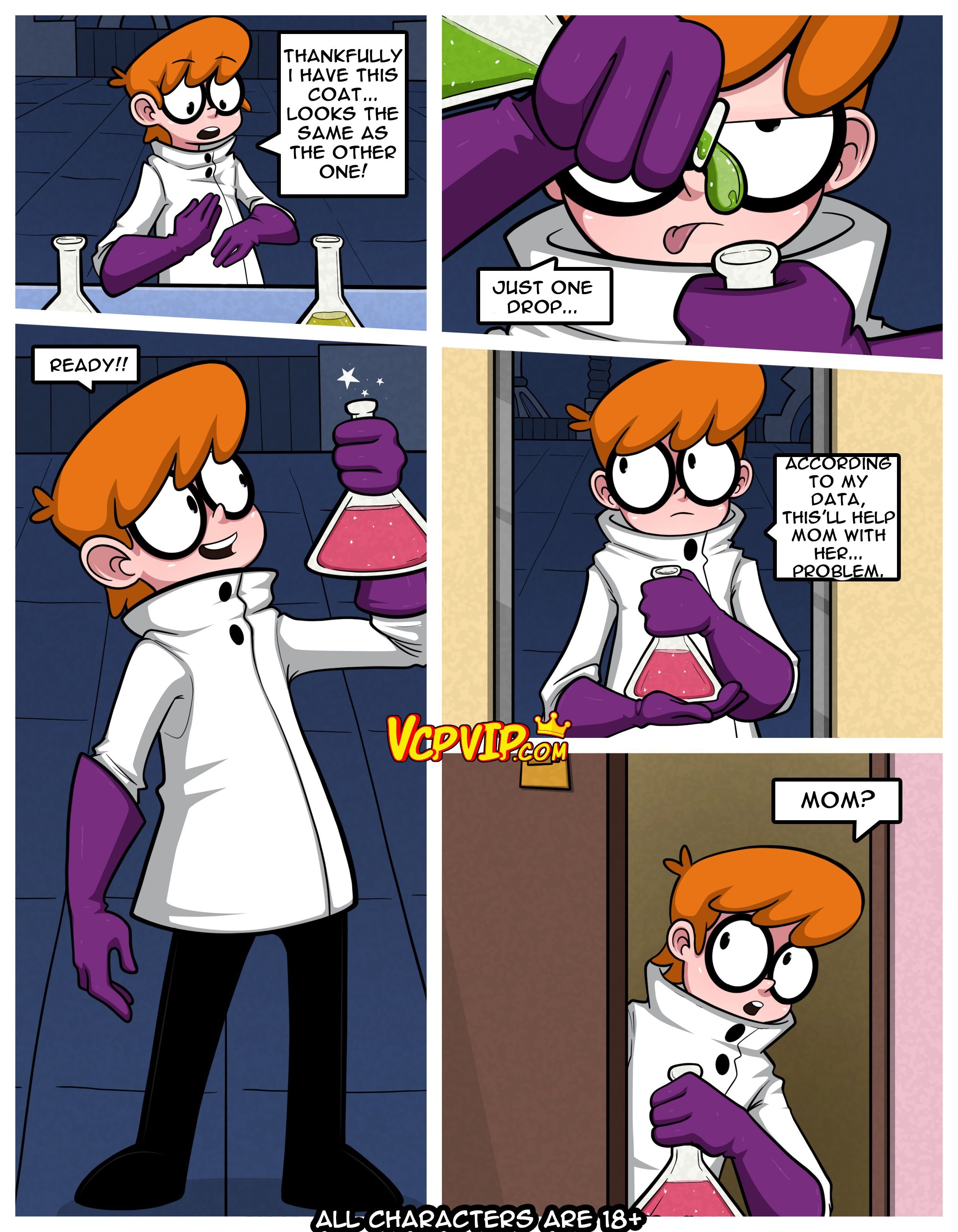 Mom Out Of Control (Dexter’s Laboratory) [Eba Comix] Chapter 1 - HentaiAZ.org