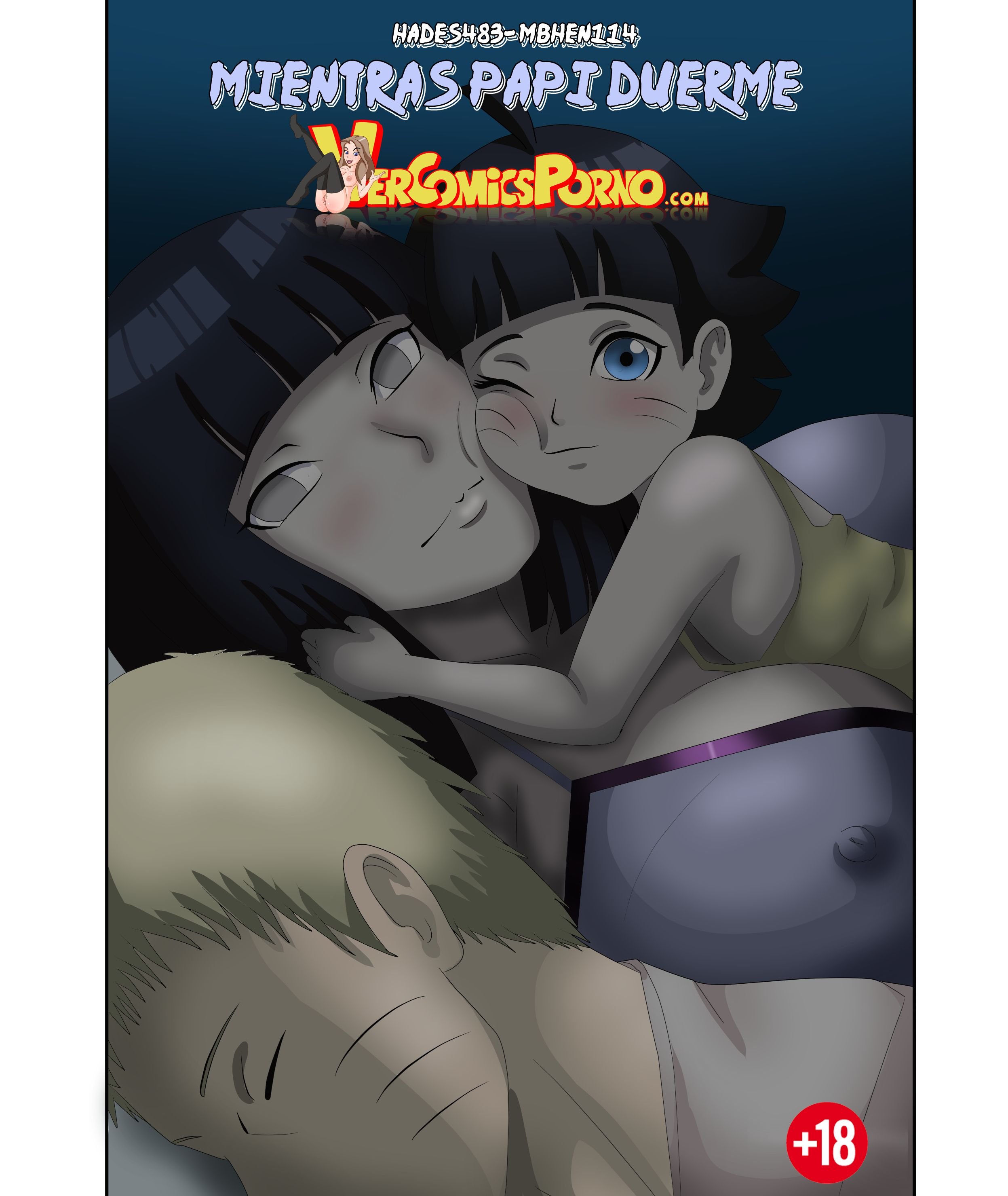 While Daddy Sleeps (Boruto) [Hades483 , Mbhen114] Chapter 1 - HentaiAZ.org