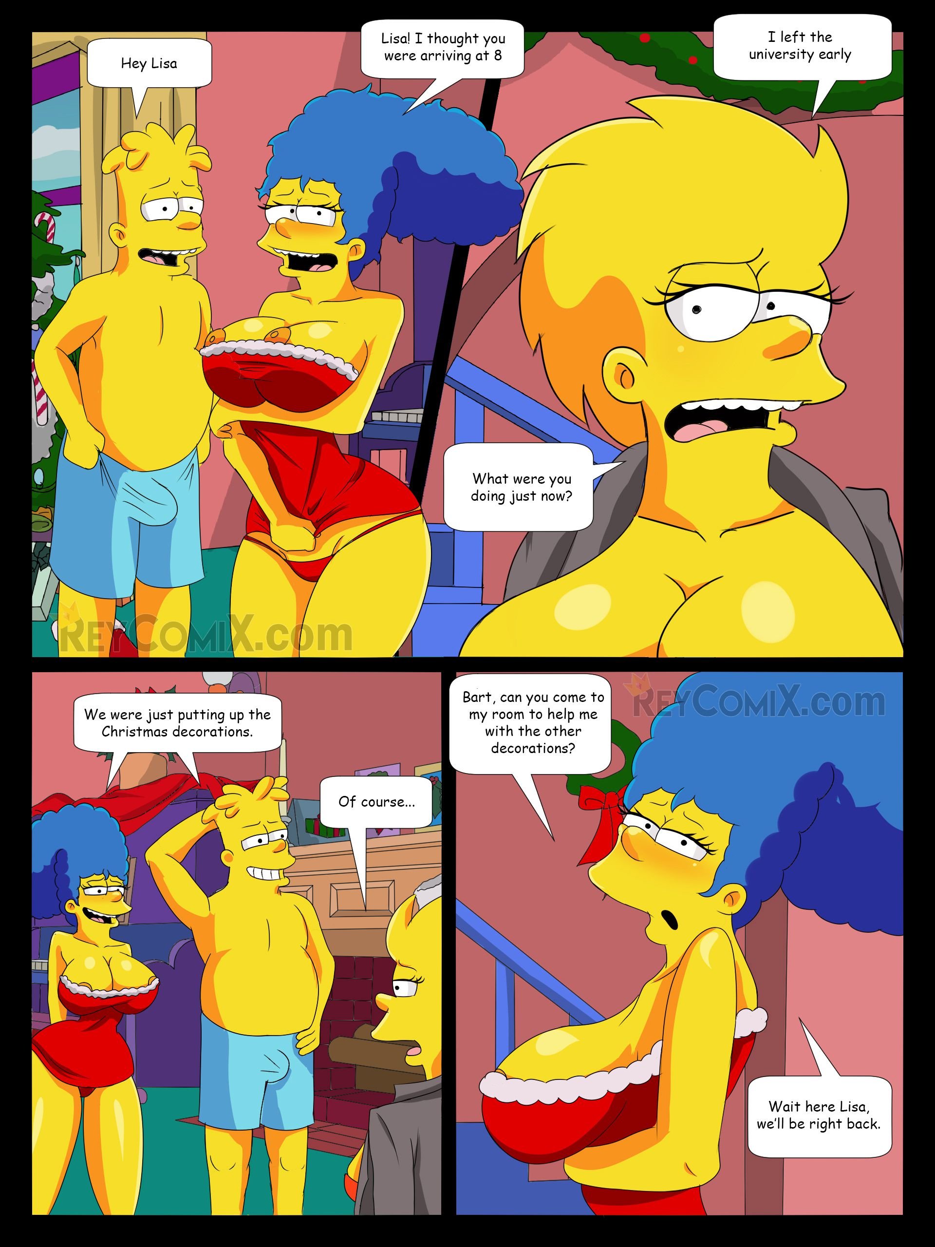 Family Christmas (The Simpsons) [ReyComix , PokuArts] Chapter 1 - HentaiAZ.org