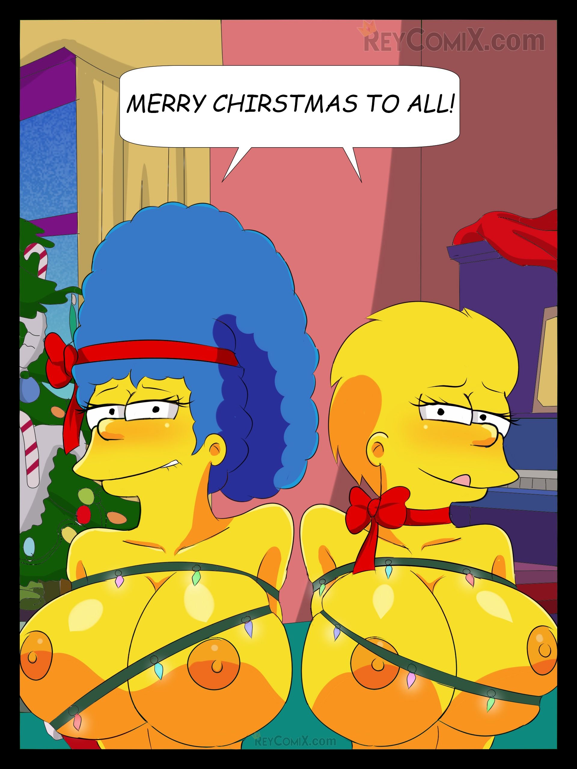 Family Christmas (The Simpsons) [ReyComix , PokuArts] Chapter 1 - HentaiAZ.org