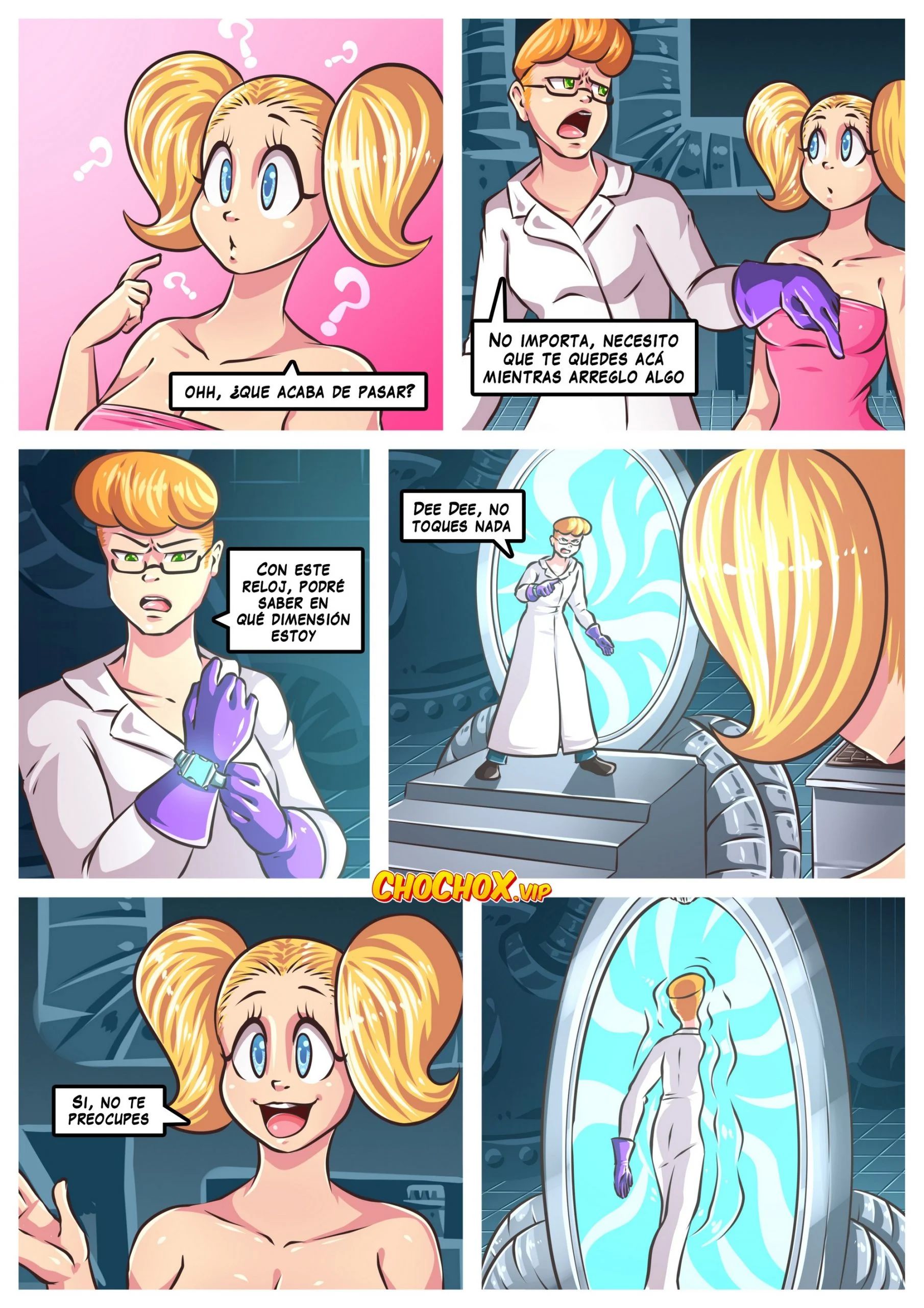 Between Dimensions (Dexter’s Laboratory) [Crock Comix] Chapter 1 - HentaiAZ.org