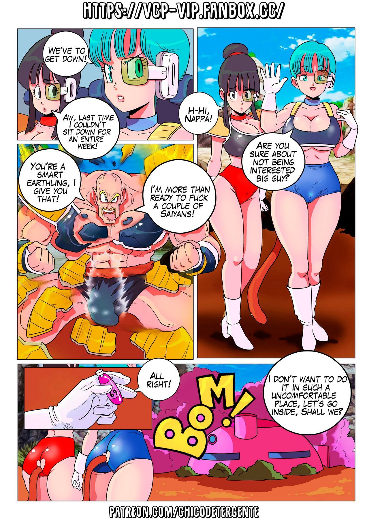 Nappa (Dragon Ball Z) [ElChicoDetergente] Chapter 1 - HentaiAZ.org