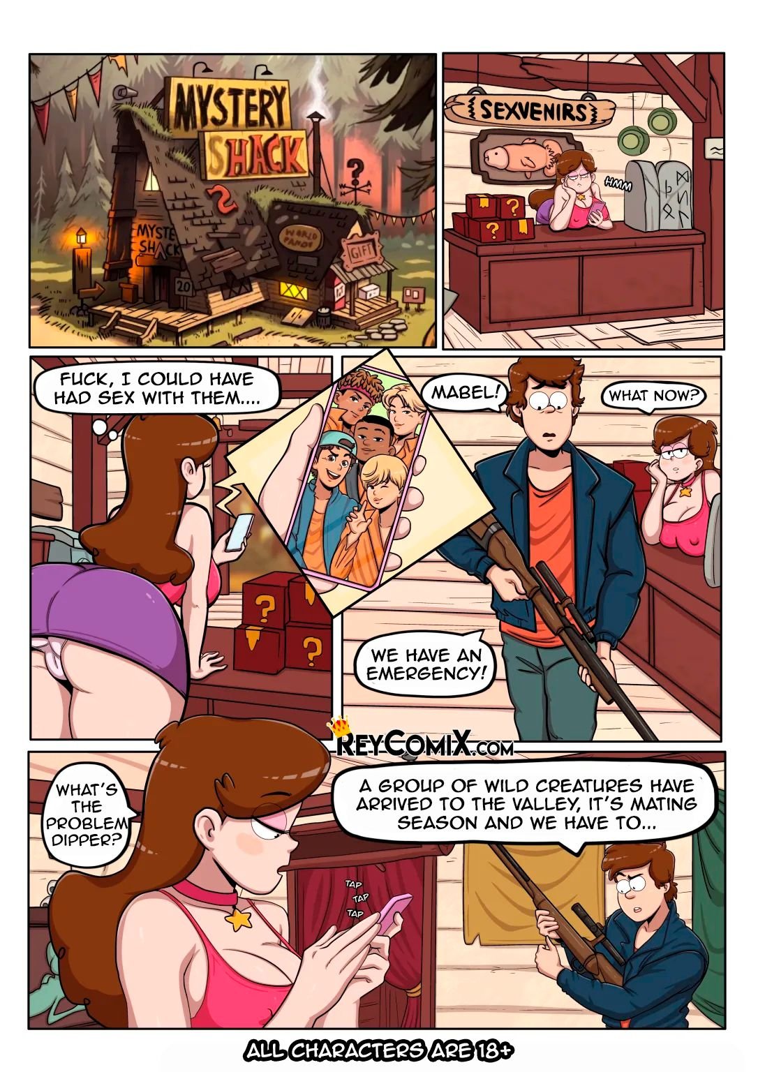 Mabel’s Journal (Gravity Falls) [Gansoman] Chapter 1 - HentaiAZ.org