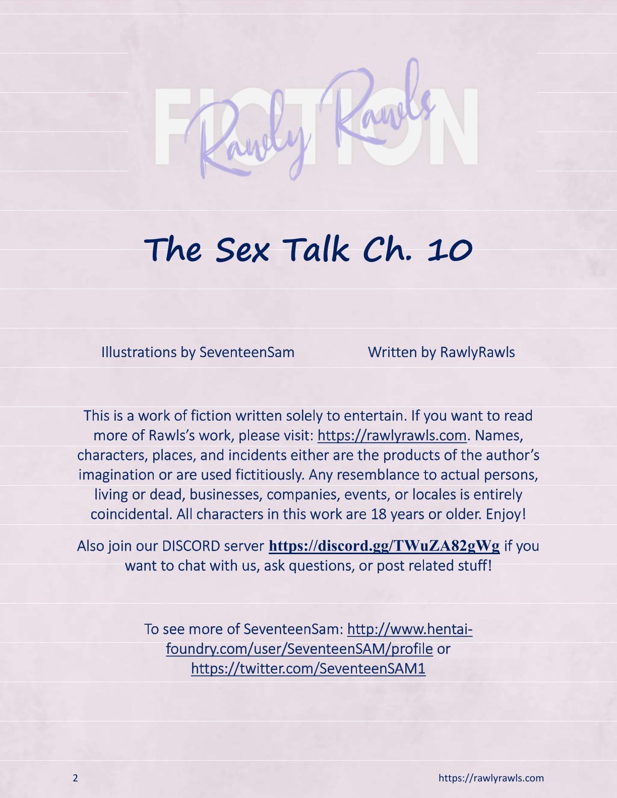 The Sex Talk [SeventeenSam , RawlyRawls] Chapter 10 - HentaiAZ.org