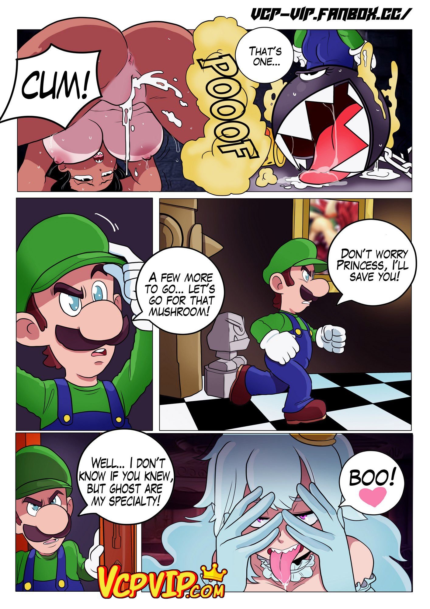 Fucker Mario Bro (Mario Series) [Gansoman] Chapter 1 - HentaiAZ.org