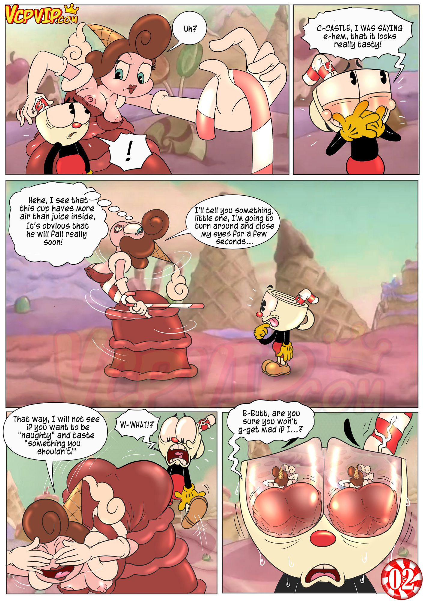 Delightfully Sweet Bon Bon (The Cuphead Show!) [Macergo] Chapter 1 - HentaiAZ.org