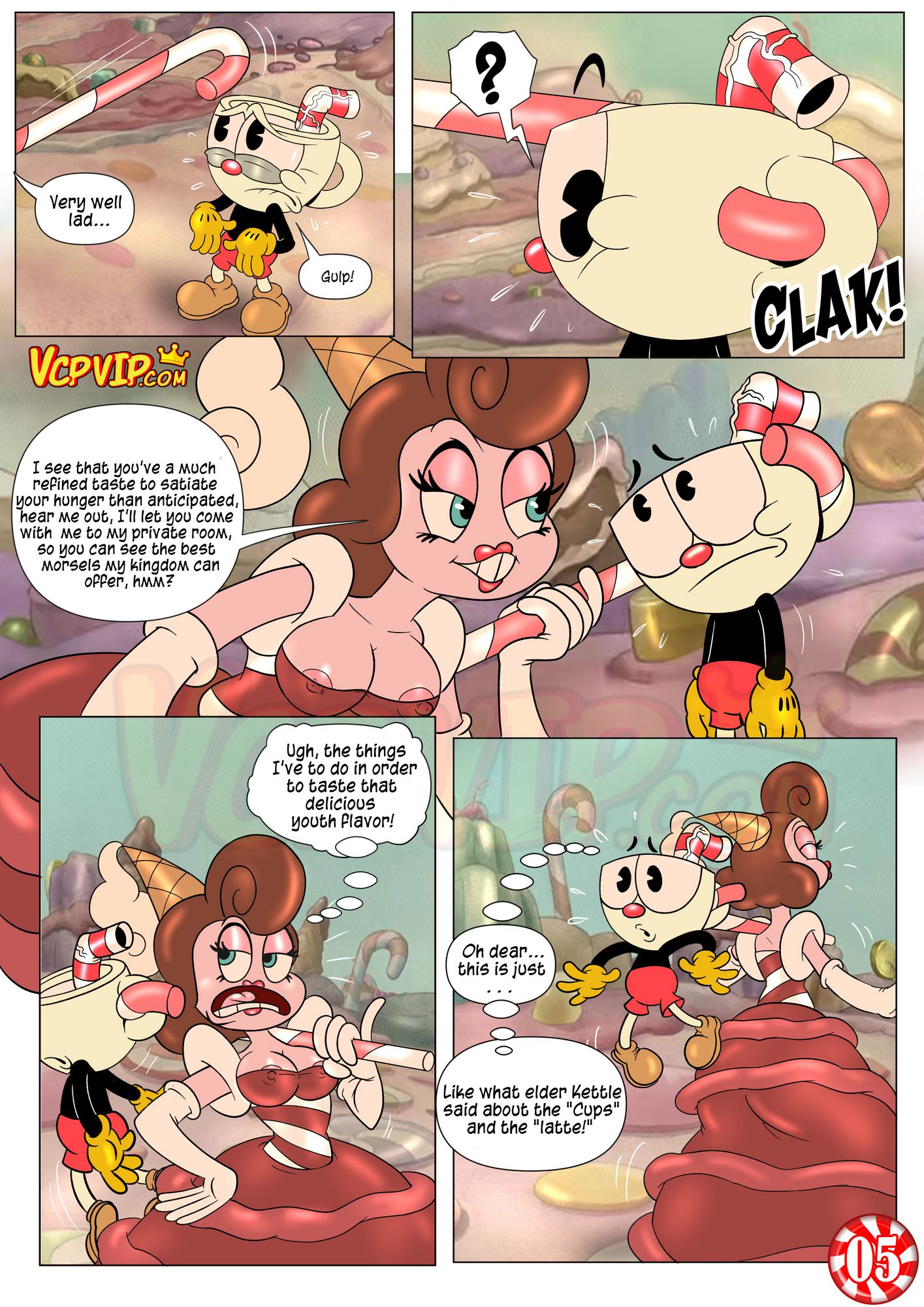 Delightfully Sweet Bon Bon (The Cuphead Show!) [Macergo] Chapter 1 - HentaiAZ.org