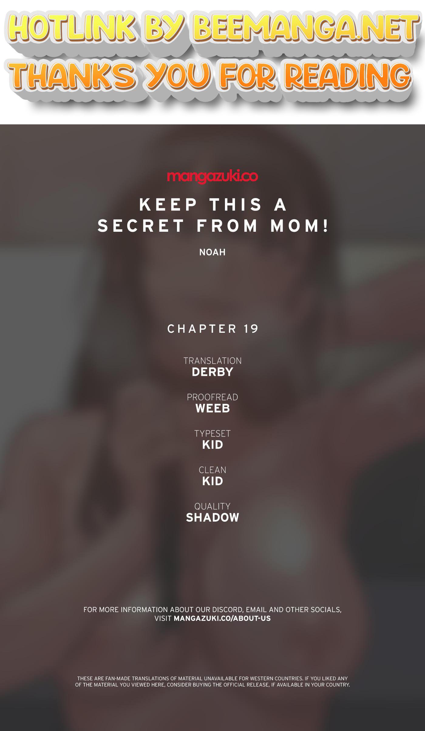 Keep This A Secret From Mom Chapter 19 - HentaiAZ.org