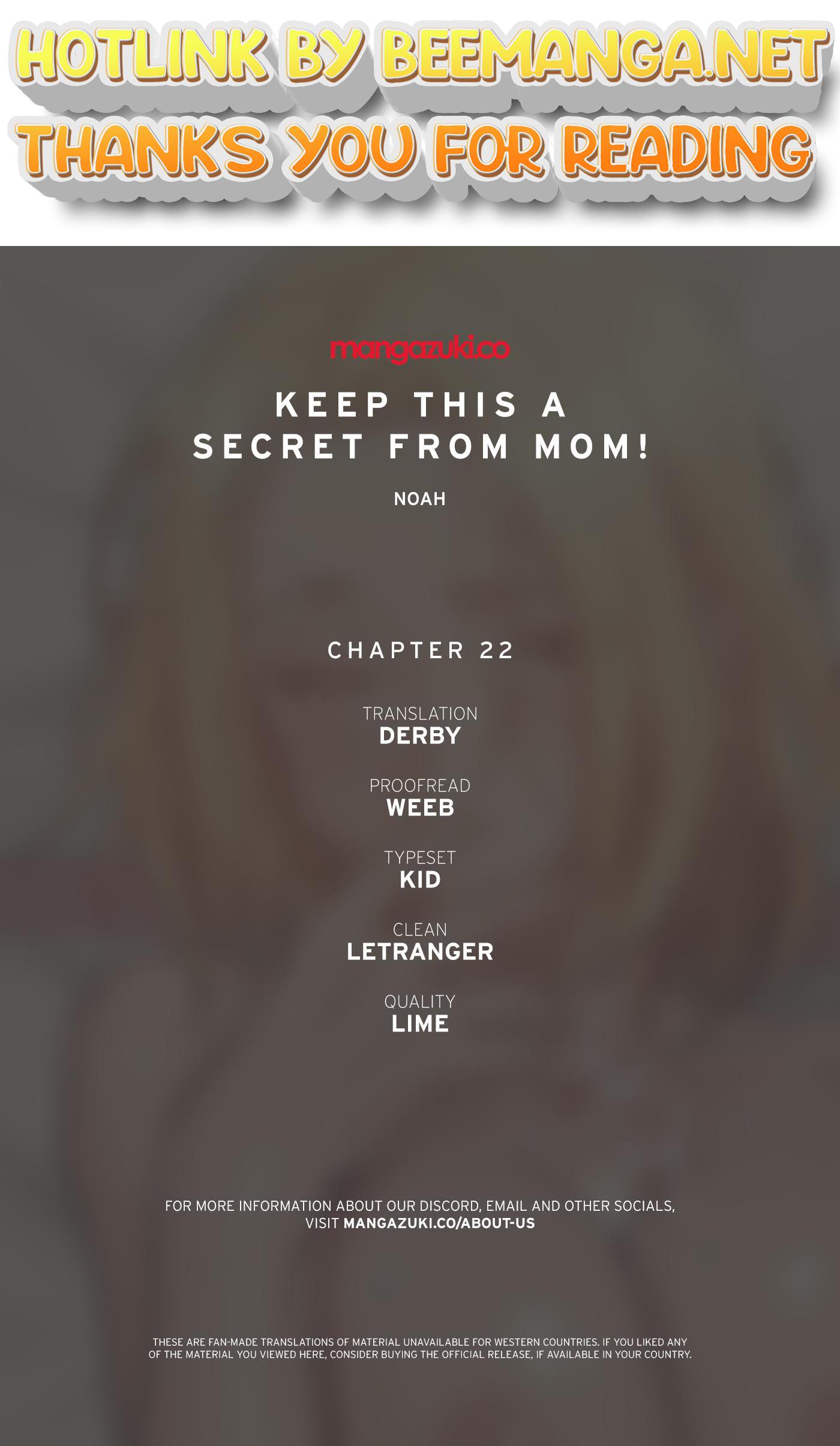 Keep This A Secret From Mom Chapter 22 - HentaiAZ.org