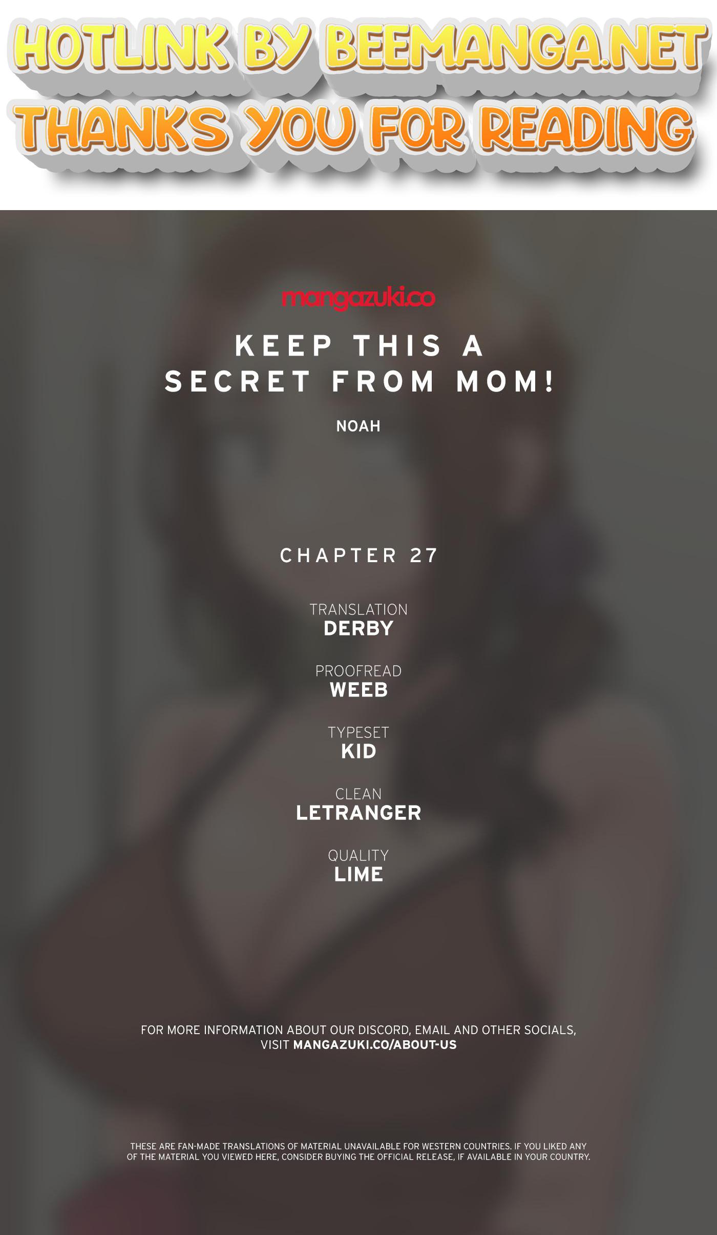 Keep This A Secret From Mom Chapter 27 - HentaiAZ.org