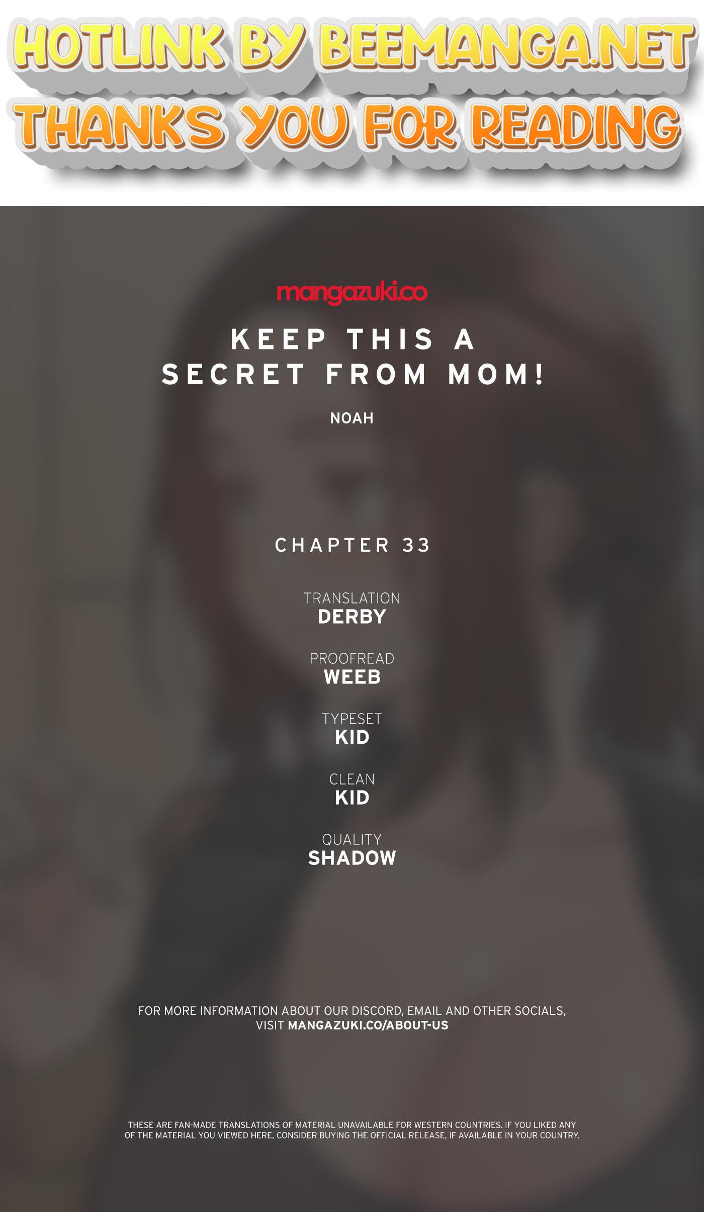 Keep This A Secret From Mom Chapter 33 - HentaiAZ.org