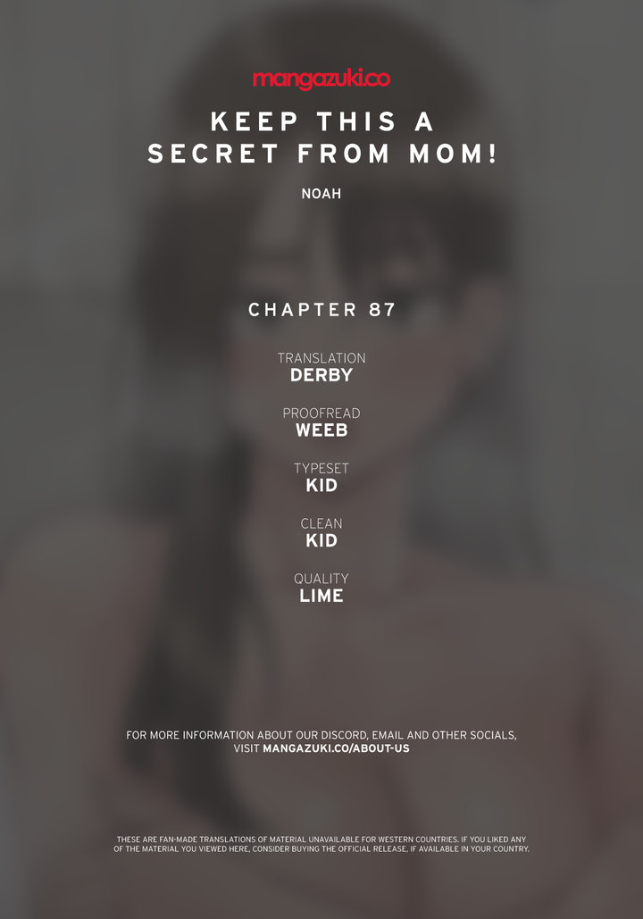 Keep This A Secret From Mom Chapter 87 - HentaiAZ.org