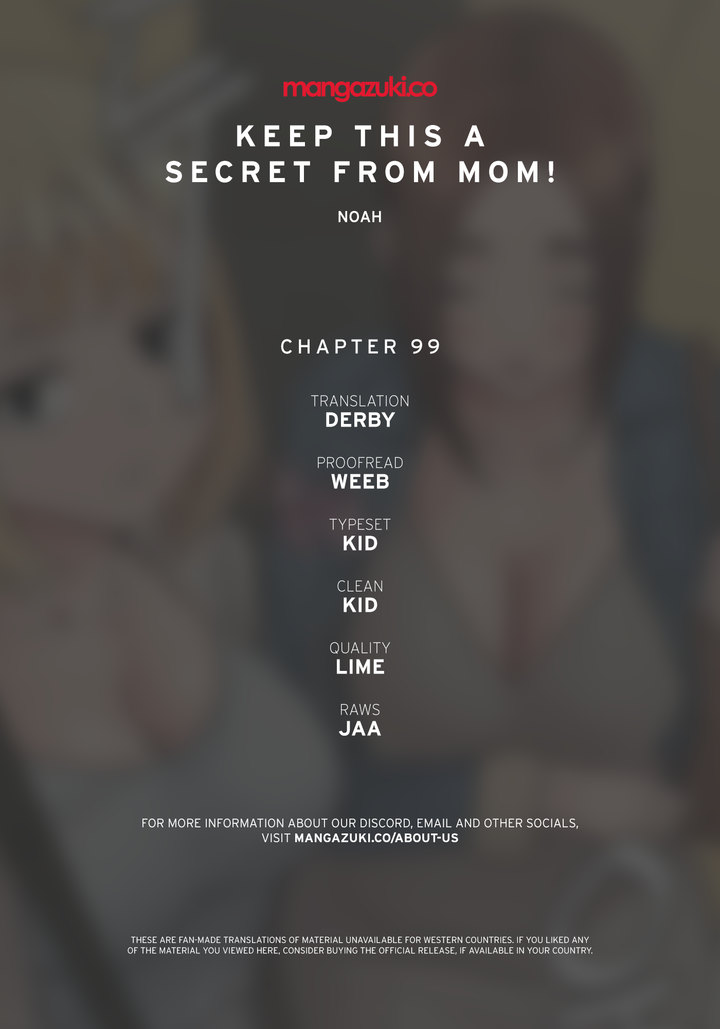 Keep This A Secret From Mom Chapter 99 - HentaiAZ.org